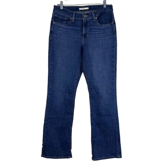 Levis Classic Bootcut Blue Jeans Size 10 WPL 423 Stretch - Picture 1 of 10